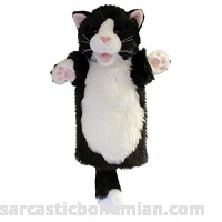 The Puppet Company Long-Sleeves Black & White Cat Hand Puppet B000LAQD28